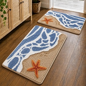 Roseate Starfish Super Soft Anti Skid 40x60