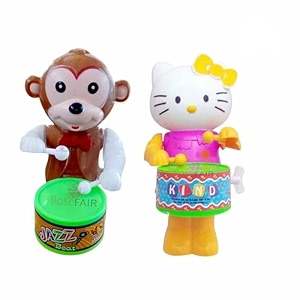 musical drummer dancing sound toy for babies educational toddler toy with action drum baby toys for kids chock monk- pink kity-003