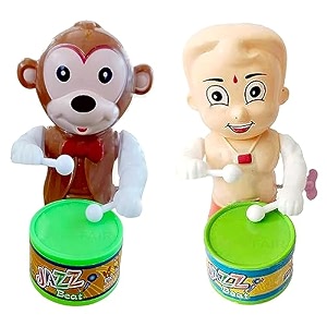 musical drummer dancing sound toy for babies educational toddler toy with action drum baby toys for kids chock monk- bheem-003