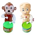 Musical Drummer Dancing Sound Toy for Babies, Educational Toddler Toy with Action Drum Baby Toys for Kids (Chock Monk- BHEEM-003)