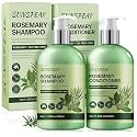 Rosemary Hair Growth Shampoo and Conditioner Set: Thickness &amp; Anti Hair Loss Shampoo and Conditioner with Tea Tree Oil Mint Biotin – Strengthening Formula for Men &amp; Women, Thinning &amp; Damaged Hair Care
