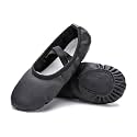 RoseMoli Ballet Shoes for Girls/Toddlers/Kids/Women, Leather Yoga Shoes/Ballet Slippers for Dancing