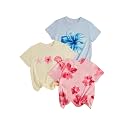 RoseSeek Girl's Shirts 3 Packs Graphic Tees Short Sleeve T Shirt