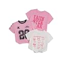 RoseSeek Girl's Shirts 3 Packs Graphic Tees Short Sleeve T Shirt