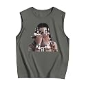 RoseSeek Summer Retro Graphic Tank Top Hippop