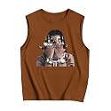RoseSeek Summer Retro Graphic Tank Top Hippop