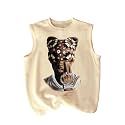 RoseSeek Summer Retro Graphic Tank Top Hippop