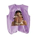 RoseSeek Summer Retro Graphic Tank Top Hippop