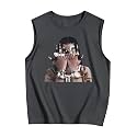 RoseSeek Summer Retro Graphic Tank Top Hippop