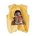 RoseSeek Summer Retro Graphic Tank Top Hippop
