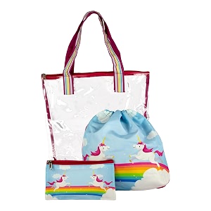 3-in-1 waterproof kids swim bag  wet amp dry compartment pool tote with zip pouch for boys amp girls  school beach amp travel