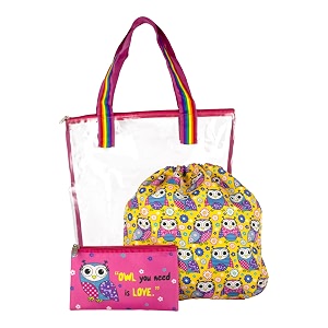 3-in-1 waterproof kids swim bag  wet amp dry compartment pool tote with zip pouch for boys amp girls  school beach amp travel