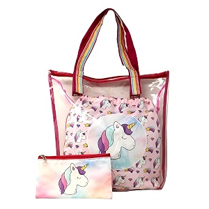 3-in-1 waterproof kids swim bag  wet amp dry compartment pool tote with zip pouch for boys amp girls  school beach amp travel
