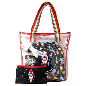 3-in-1 waterproof kids swim bag  wet amp dry compartment pool tote with zip pouch for boys amp girls  school beach amp travel