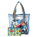 3-in-1 Waterproof Kids Swim Bag – Wet &amp; Dry Compartment Pool Tote with Zip Pouch for Boys &amp; Girls, | School, Beach &amp; Travel