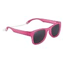ROSHAMBO Unbreakable Square Sunglasses - Italian Made Polarized - BPA Free with Strap + Accessories - USA Assembled