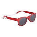 ROSHAMBO Unbreakable Square Sunglasses - Italian Made Polarized - BPA Free with Strap + Accessories - USA Assembled