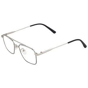 roshfort kids rectangular small transparent antiglare computer eyeglasses 9-14 years kids boys and girls