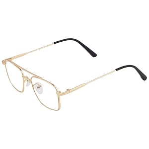 roshfort kids rectangular small transparent antiglare computer eyeglasses 9-14 years kids boys and girls