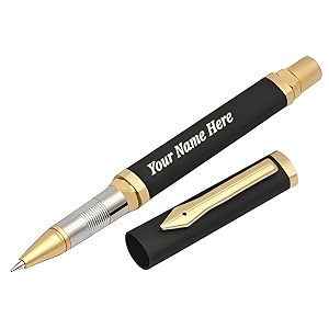 roshfort luxury pen - customized personalized pens with company name logo - elegant writing instrument for corporate gifts whatsapp 91 9631056748 classic gold black