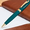 Roshfort Luxury Pen - Customized Personalized Pens with Company Name Logo - Elegant Writing Instrument for Corporate Gifts. WhatsApp +91 9631056748 (Italic Green)