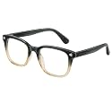 Roshfort Square Zero Power Blue Cut Computer Glasses | Gaming Glasses | Anti Glare, Lightweight & Blocks Harmful Rays | UV Protection Specs | Men & Women | Medium