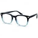 Roshfort Square Zero Power Blue Cut Computer Glasses | Gaming Glasses | Anti Glare, Lightweight & Blocks Harmful Rays | UV Protection Specs | Men & Women | Medium