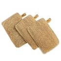 Ross Natural Sun-Dried Loofah, Organic Exfoliating Bath Sponge &amp; Body Scrubber for Men &amp; Women, Deep Cleansing Luffa for Shower, Skincare &amp; Body Care, Eco-Friendly &amp; Biodegradable (Pack of 2)
