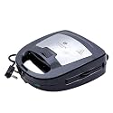 Rossmann Sandwich Toaster with Waffle/Grill/Sandwich 3 Changeable Plates with Open Grill Function (Black)