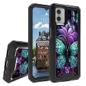 Rossy Case for Motorola Moto G 5G 2023, for Moto G 5G 2023 Phone Case with Art Butterflies Pattern Dual Layer Hybrid Heavy Duty Shockproof Protection Cover Case for Motorola Moto G 5G 2023