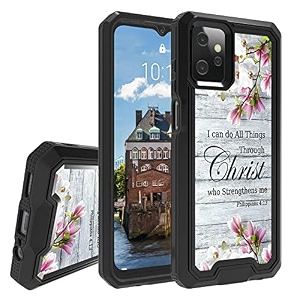 rossy case for motorola moto g 5g 2023 for moto g 5g 2023 phone case with 1-37 bible verse christian pattern dual layer hybrid heavy duty shockproof protection cover case for motorola moto g 5g 2023