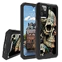 Rossy for Motorola Moto G Power 2023 Case for Moto G Power 2023 Phone Case with Cool Skull Pattern for Women Men Dual Layer Hybrid Heavy Duty Shockproof Protection Case for Moto G Power 2023 6.5"