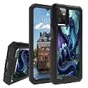 Rossy for Motorola Moto G Power 2023 Case for Moto G Power 2023 Phone Case with Dragon Pattern for Women Men Dual Layer Hybrid Heavy Duty Shockproof Protection Case for Moto G Power 2023 6.5"