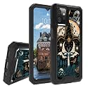 Rossy for Motorola Moto G Power 2023 Case for Moto G Power 2023 Phone Case with Butterfly Moon Pattern for Women Men Dual Layer Hybrid Heavy Duty Shockproof Protection Case for Moto G Power 2023 6.5"