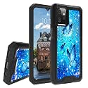 Rossy for Motorola Moto G Power 2023 Case for Moto G Power 2023 Phone Case with Blue Butterfly Pattern Dual Layer Hybrid Heavy Duty Shockproof Protection Cover Case for Moto G Power 2023 6.5"