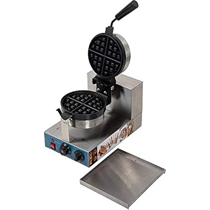 andrew james rotary waffle baker 15inch deep-1 year warrantyteflon coating isn39t covered  free waffle making accessories silicone tong spatula brush batter dispenser bottle