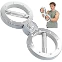 Rotator Burn Machine with 12 LB Resistance - 5 Level Adjustable Forearm Trainer, 360° Spinning Hand Grip Strengthener for Home Gym, Boxing & Rock Climbing A