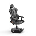 Roto VR Motorized Interactive Gaming Chair Plus Accessories Bundle - Fully Immersive Technology - Auto Turns Where You Look - Ergonomic Virtual Reality Games Chair for Use with VR Headsets - Black