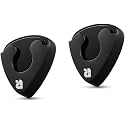 ROTOPATA 2 Pack Spring Loaded Guitar Pick Holder for Acoustic Electric Bass