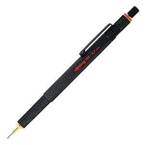 rotring 800 mechanical pencil 07mm black