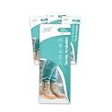 Roughhouse Foot Warmers Pack of 3 Pairs| Insole-Type Heat Packs (8+ Hours) | No-Goo Powder Design | Shoe-Ready Trekking Warmth | Safe & Natural