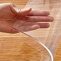 Round 18 inch Diameter Clear PVC Table
