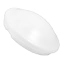 Ceiling Light Cover for Office and Bathroom, round PC White