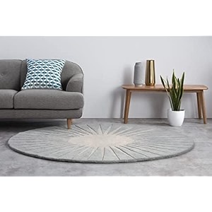 round handmade thick woolen anti slip carpet and rugs for living room bedroom hall dinning room etc 8x8 feet rugs