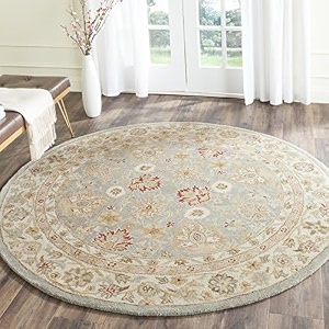 round handmade thick woolen anti slip carpet and rugs for living room bedroom hall dinning room carpets 5x5 feet