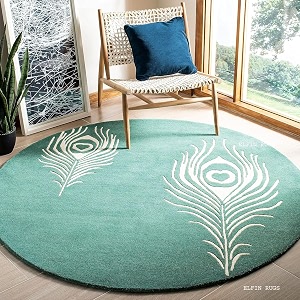 round handmade thick woolen anti slip carpet and rugs for living room bedroom hall dinning room rugs 12x12 feet