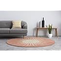 Round Handmade Thick Woolen Anti Slip Carpet and Rugs for Living Room Bedroom Hall Dinning Room etc 11x11 feet