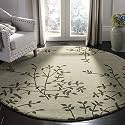 Round Handmade Thick Woolen Anti Slip Carpet and Rugs for Living Room Bedroom Hall Dinning Room etc 8x8 feet Rugs