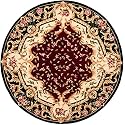 Round Handmade Thick Woolen Anti Slip Carpet and Rugs for Living Room Bedroom Hall Dinning Room Carpets 5x5 feet