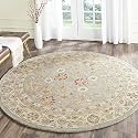 Round Handmade Thick Woolen Anti Slip Carpet and Rugs for Living Room Bedroom Hall Dinning Room Carpets 5x5 feet